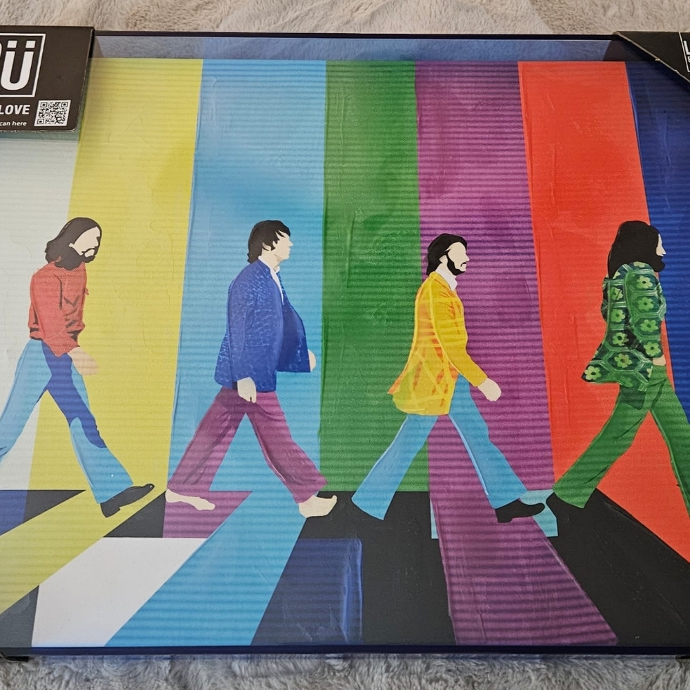 "The Beatles Crossing On Abbey Road Canvas Painting." - Picture 3 of 11